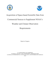 Report to Congress on NOAA Use of Commercial Satellites