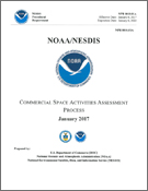 Cover of the NOAA/NESDIS Commercial Space Activities Assessment Process document