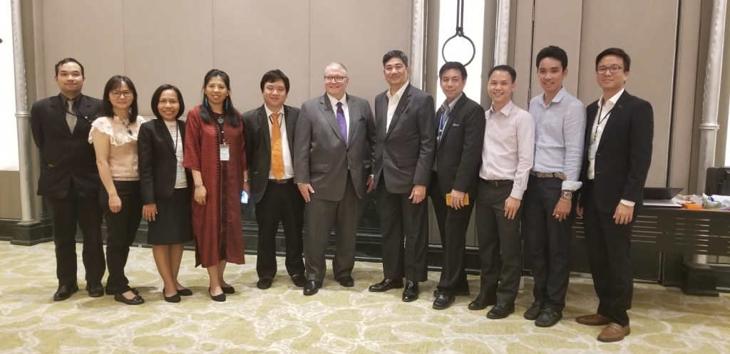 Kevin O'Connell with Thai government officials