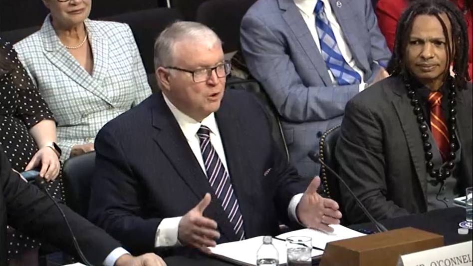 Kevin O'Connell testifying before the Senate Commerce Committee